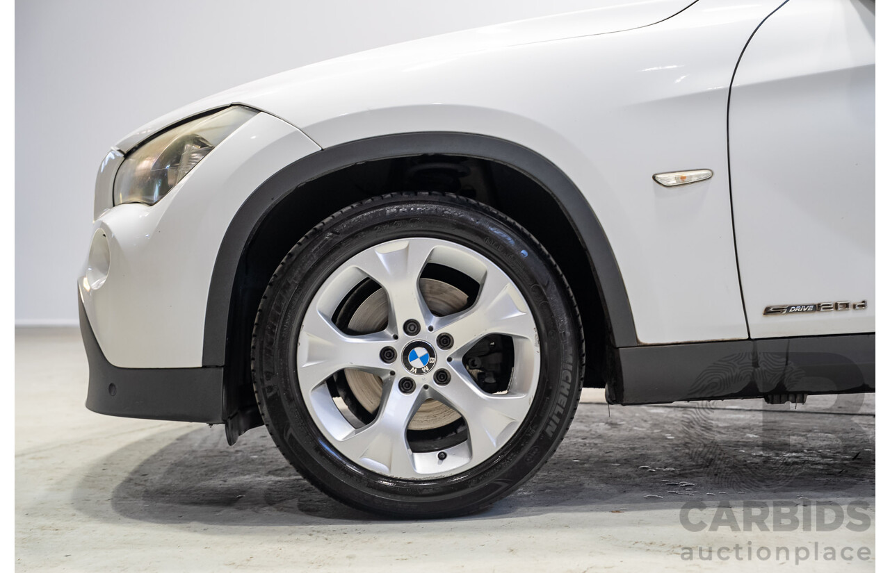 08/2011 BMW X1 sDrive 20d (RWD) E84 MY11 4d Wagon White Turbo Diesel 2.0L