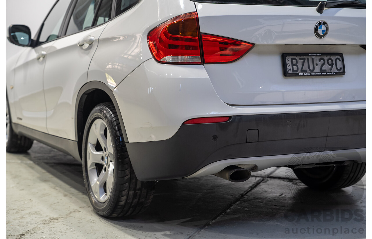 08/2011 BMW X1 sDrive 20d (RWD) E84 MY11 4d Wagon White Turbo Diesel 2.0L