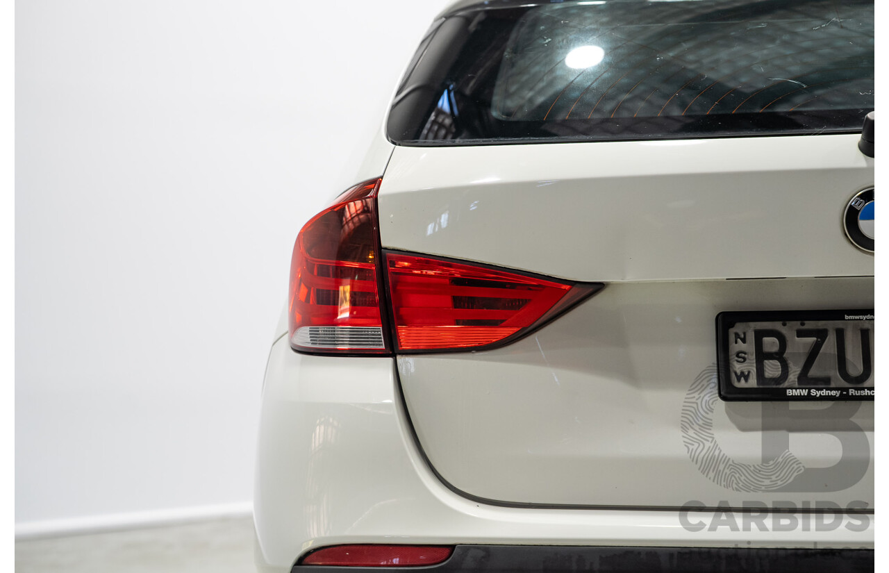 08/2011 BMW X1 sDrive 20d (RWD) E84 MY11 4d Wagon White Turbo Diesel 2.0L