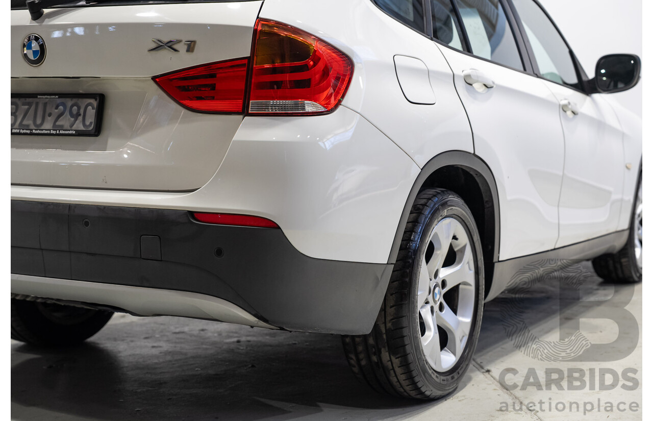 08/2011 BMW X1 sDrive 20d (RWD) E84 MY11 4d Wagon White Turbo Diesel 2.0L