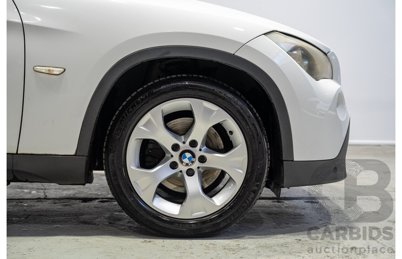 08/2011 BMW X1 sDrive 20d (RWD) E84 MY11 4d Wagon White Turbo Diesel 2.0L