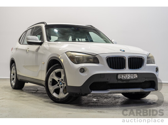 08/2011 BMW X1 sDrive 20d (RWD) E84 MY11 4d Wagon White Turbo Diesel 2.0L
