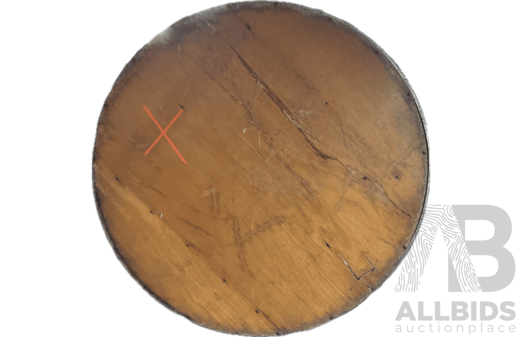 Round Timber Banquet Table - Lot of 2