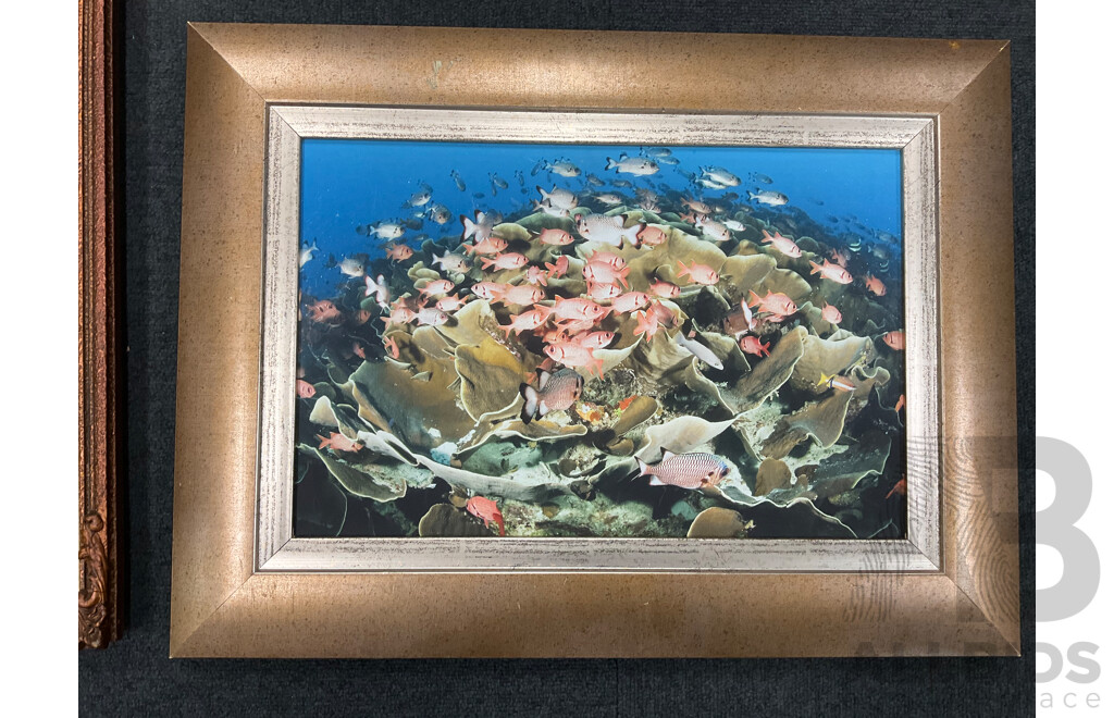 Assorted Framed Prints, Including Renoir Dance in Bougival, Alice in Wonderland and More - Lot of 8