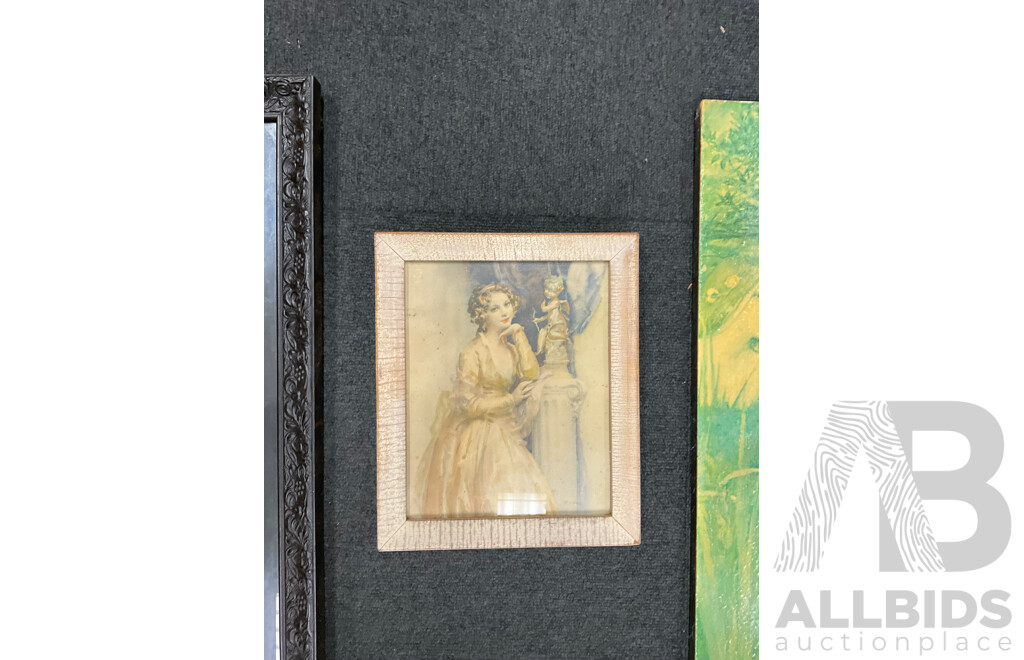 Assorted Framed Prints, Including Renoir Dance in Bougival, Alice in Wonderland and More - Lot of 8
