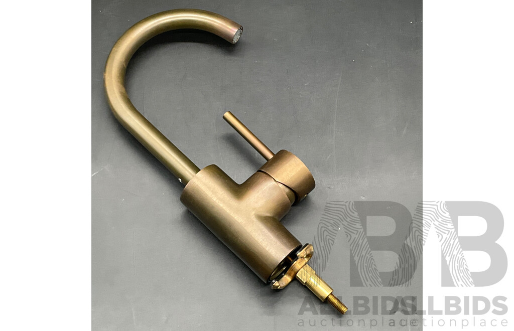 BRODWARE Stik Basin Mixer (Weathered Brass) - Lot of 2