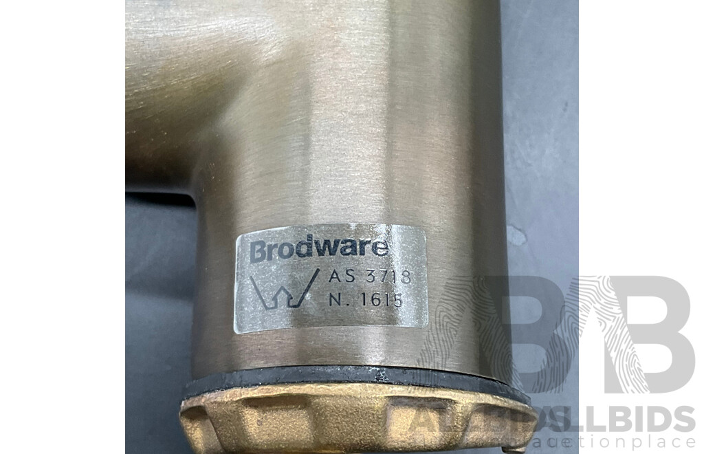 BRODWARE Stik Basin Mixer (Weathered Brass) - Lot of 2