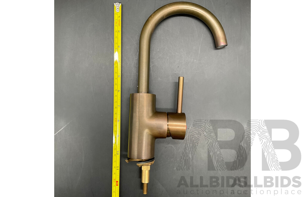 BRODWARE Stik Basin Mixer (Weathered Brass) - Lot of 2