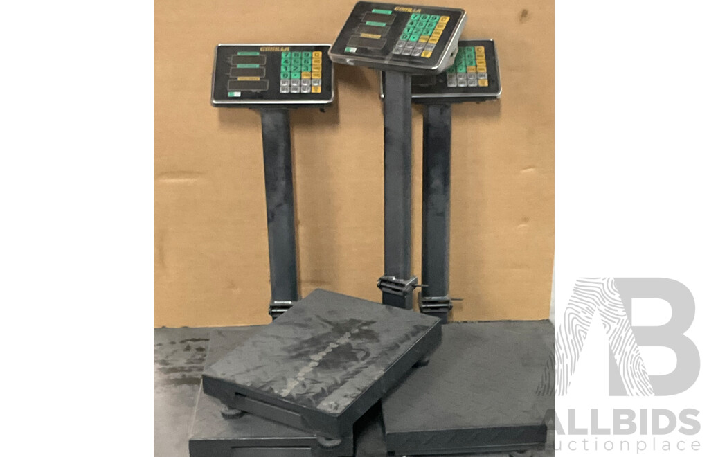 GORILA Digital Platform Scale - Parts or Repair - Lot of 3