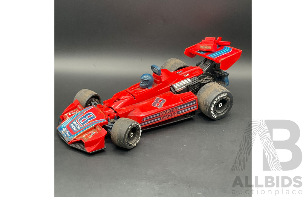 Vintage Plastic Toy Race Cars, Including TONKA and Others - Lot of 3