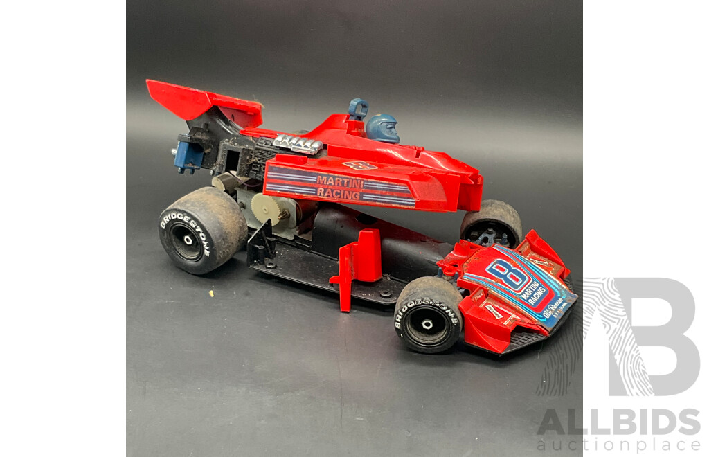 Vintage Plastic Toy Race Cars, Including TONKA and Others - Lot of 3