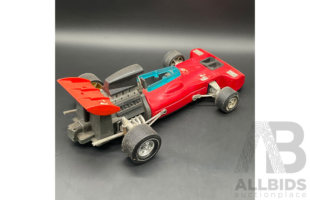 Vintage Plastic Toy Race Cars, Including TONKA and Others - Lot of 3
