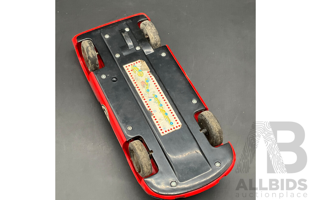 Vintage Plastic Toy Race Cars, Including TONKA and Others - Lot of 3