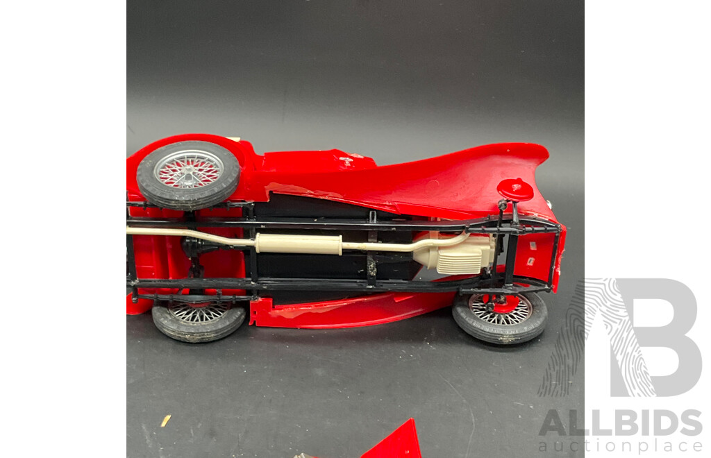 Vintage Plastic and Die-Cast Toy Vehicles, Including BURAGO, FORD MOTOR COMPANY, Chrismas Ornament and Others