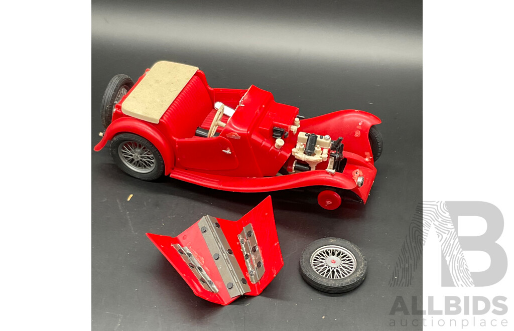 Vintage Plastic and Die-Cast Toy Vehicles, Including BURAGO, FORD MOTOR COMPANY, Chrismas Ornament and Others