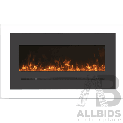 Amantii 26'' Linear Electric Fireplace (WM-FML-26-3223-STL) - ORP$1979