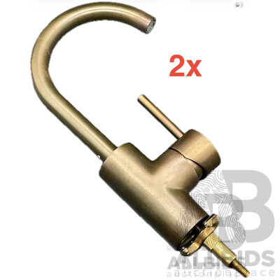 BRODWARE Stik Basin Mixer (Weathered Brass) - Lot of 2