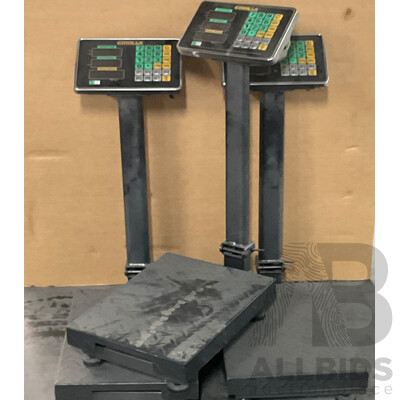 GORILA Digital Platform Scale - Parts or Repair - Lot of 3