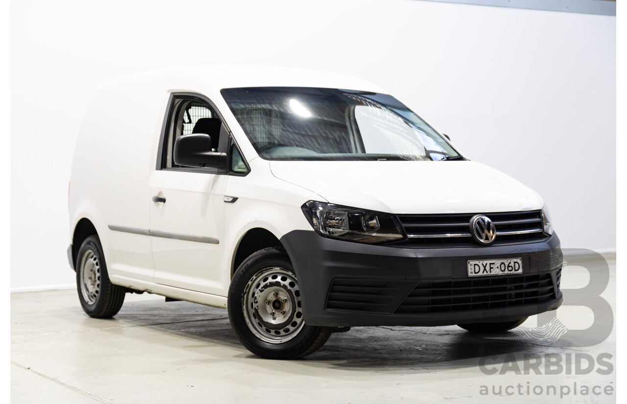 05/2018 Volkswagen Caddy SWB TDI250 2K MY18 3d Van White Turbo Diesel 2.0L