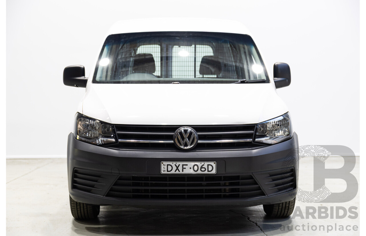 05/2018 Volkswagen Caddy SWB TDI250 2K MY18 3d Van White Turbo Diesel 2.0L