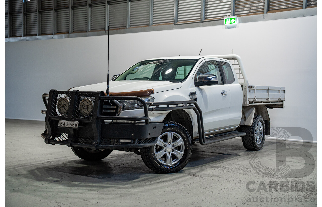 11/2018 Ford Ranger XLT (4x4) PX MKIII MY19 Super Cab Pick Up White 3.2L