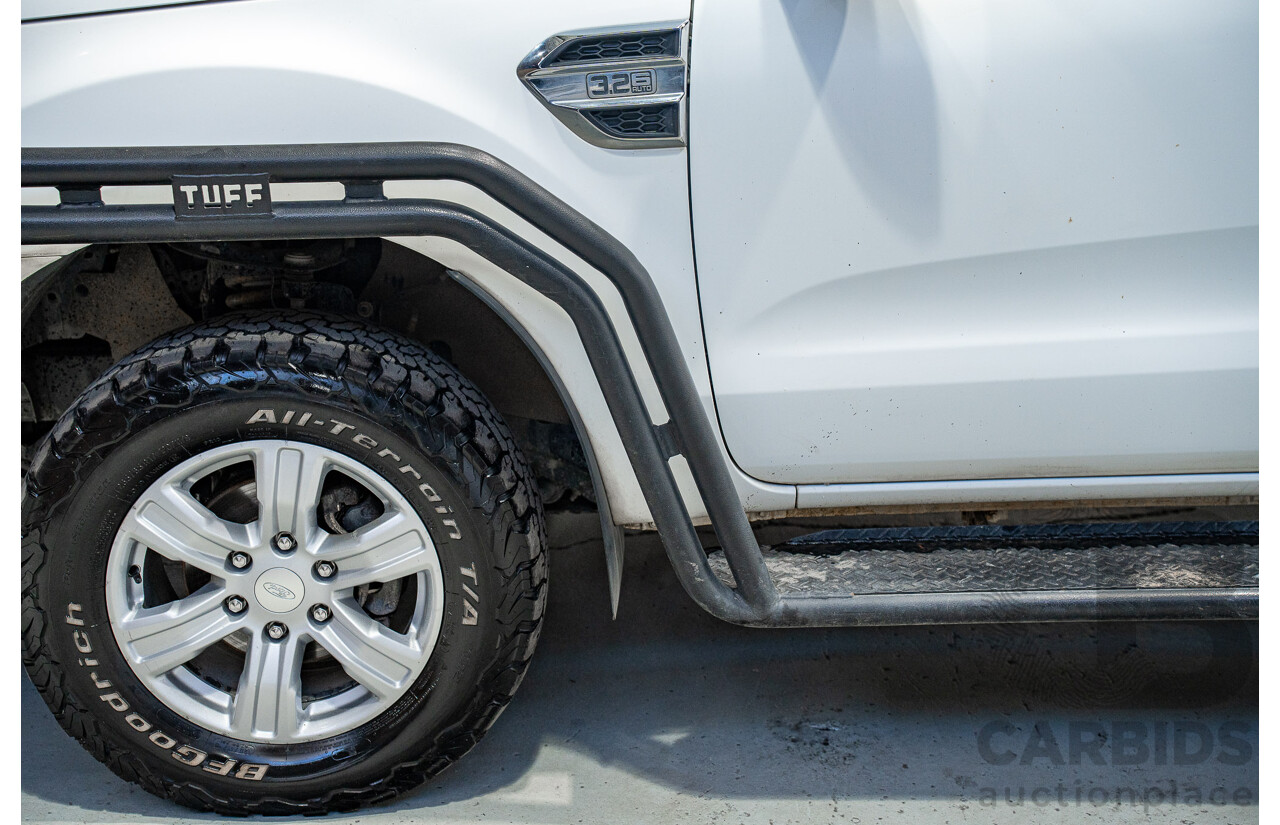 11/2018 Ford Ranger XLT (4x4) PX MKIII MY19 Super Cab Pick Up White 3.2L