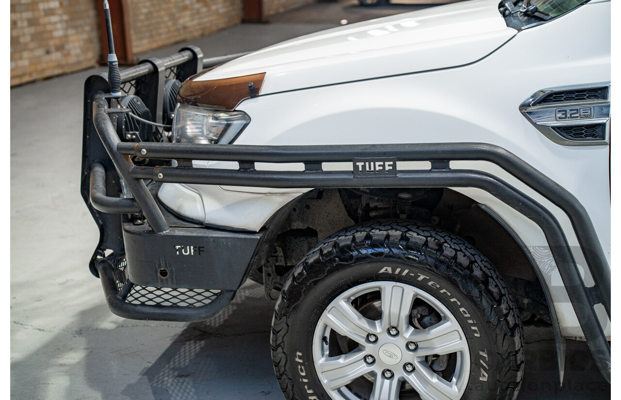 11/2018 Ford Ranger XLT (4x4) PX MKIII MY19 Super Cab Pick Up White 3.2L