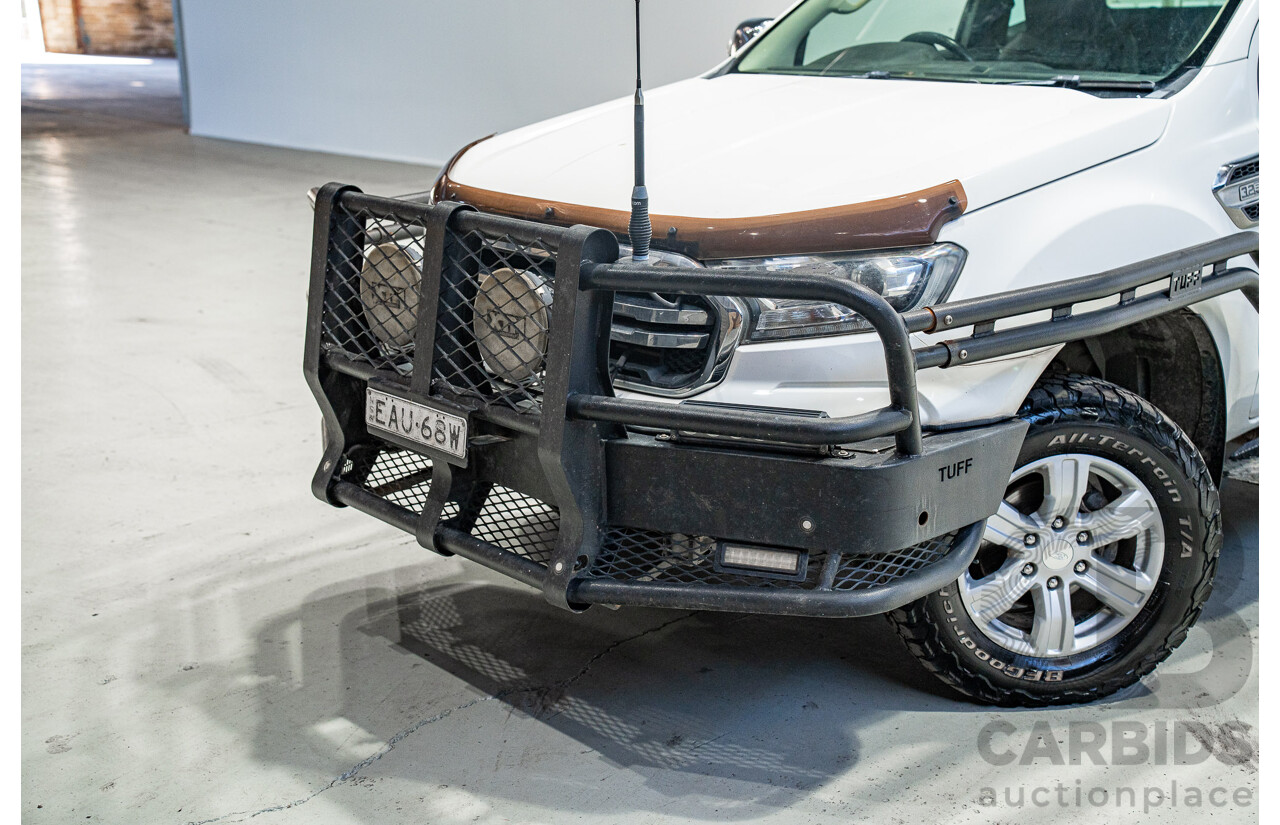 11/2018 Ford Ranger XLT (4x4) PX MKIII MY19 Super Cab Pick Up White 3.2L