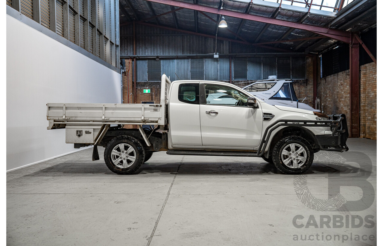 11/2018 Ford Ranger XLT (4x4) PX MKIII MY19 Super Cab Pick Up White 3.2L