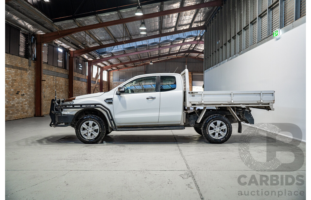 11/2018 Ford Ranger XLT (4x4) PX MKIII MY19 Super Cab Pick Up White 3.2L