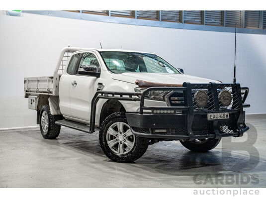 11/2018 Ford Ranger XLT (4x4) PX MKIII MY19 Super Cab Pick Up White 3.2L