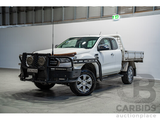 11/2018 Ford Ranger XLT (4x4) PX MKIII MY19 Super Cab Pick Up White 3.2L