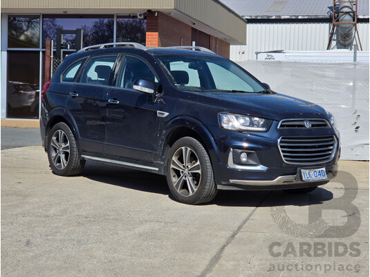 04/2016 Holden Captiva 7 LTZ (AWD) CG MY16 4D Wagon Blue 3.0L - 7 Seats