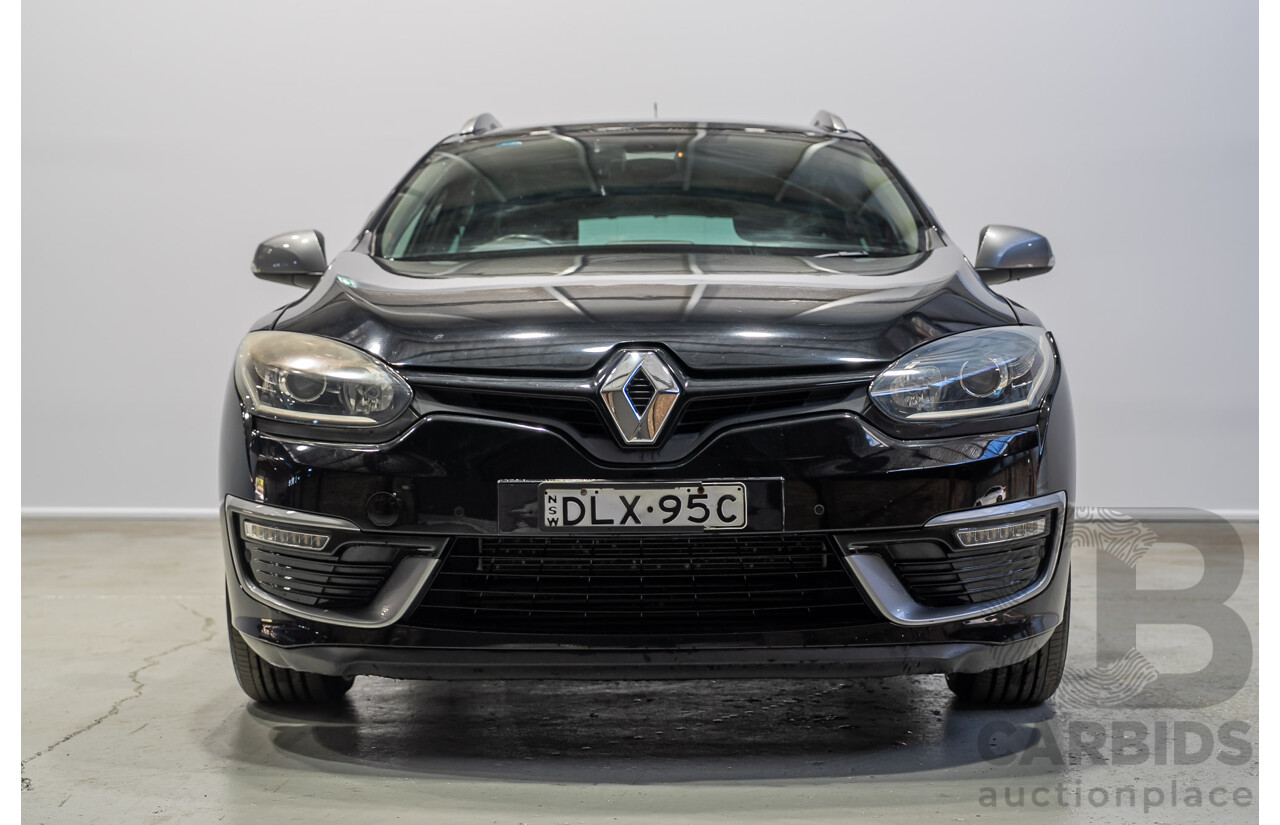 4/2016 Renault Megane GT-Line K95 MY14 4d Wagon Black 1.5L