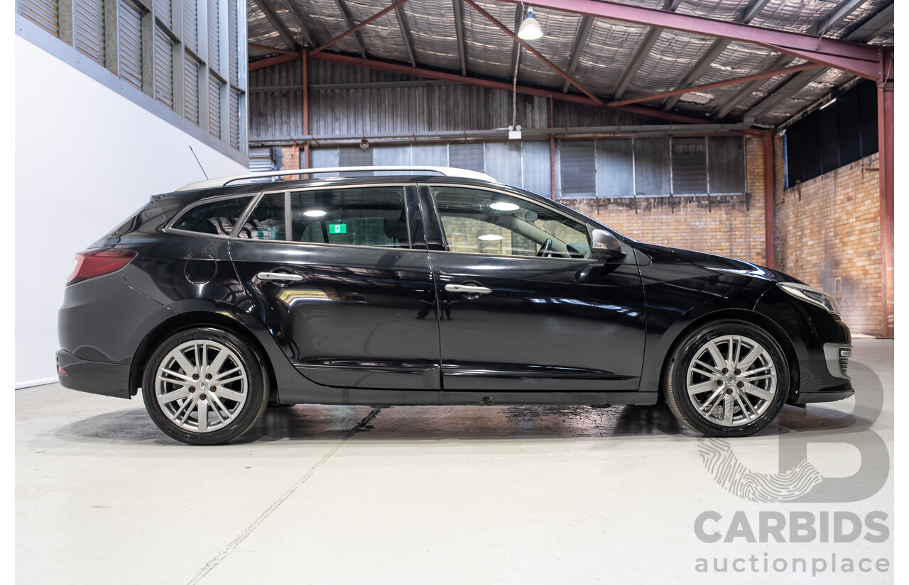 4/2016 Renault Megane GT-Line K95 MY14 4d Wagon Black 1.5L