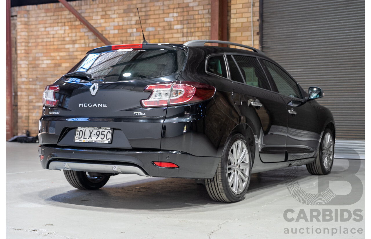 4/2016 Renault Megane GT-Line K95 MY14 4d Wagon Black 1.5L