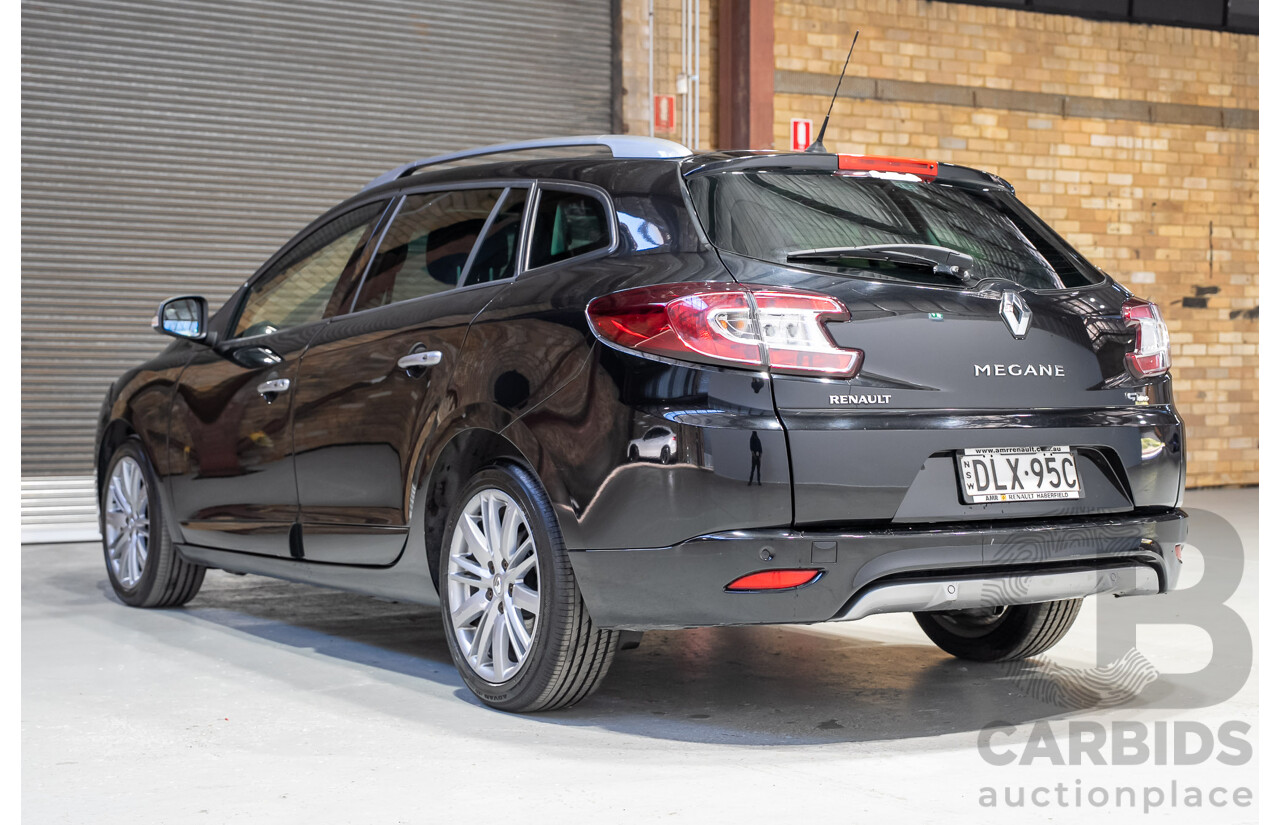 4/2016 Renault Megane GT-Line K95 MY14 4d Wagon Black 1.5L