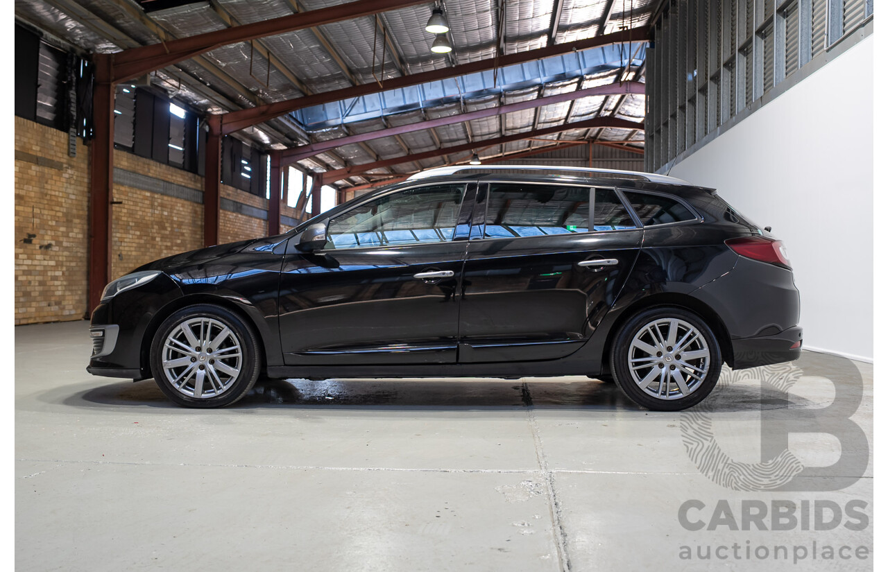 4/2016 Renault Megane GT-Line K95 MY14 4d Wagon Black 1.5L
