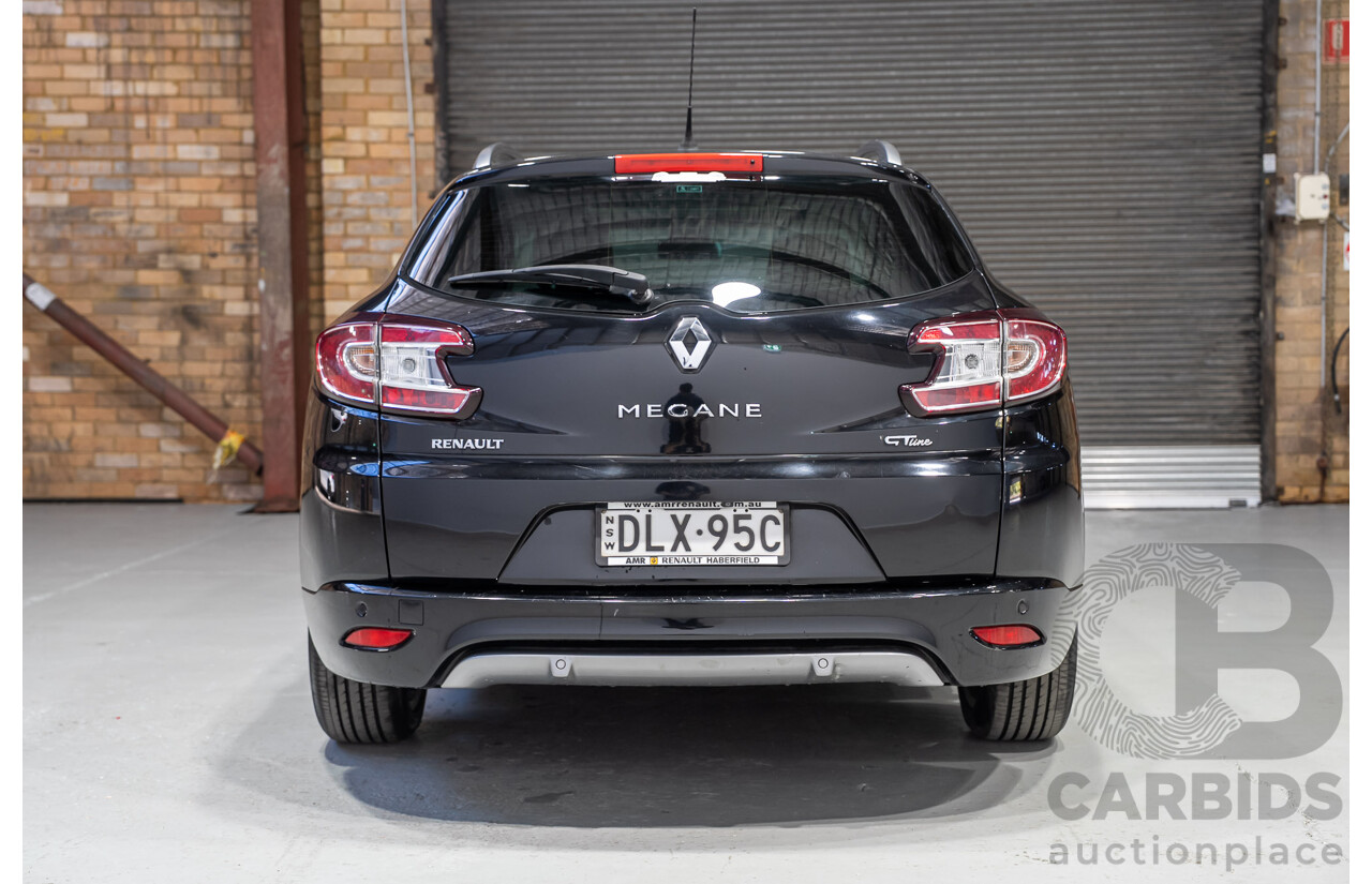 4/2016 Renault Megane GT-Line K95 MY14 4d Wagon Black 1.5L