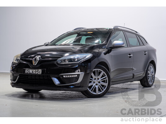 4/2016 Renault Megane GT-Line K95 MY14 4d Wagon Black 1.5L