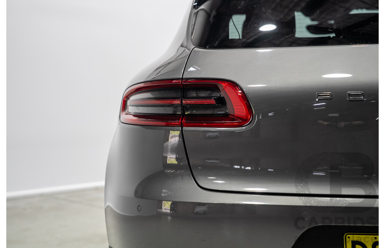07/2017 Porsche Macan S (AWD) MY18 4d Wagon Agate Grey Metallic Turbo Diesel V6 3.0L