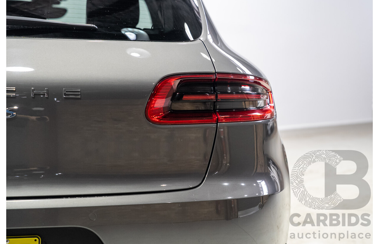 07/2017 Porsche Macan S (AWD) MY18 4d Wagon Agate Grey Metallic Turbo Diesel V6 3.0L