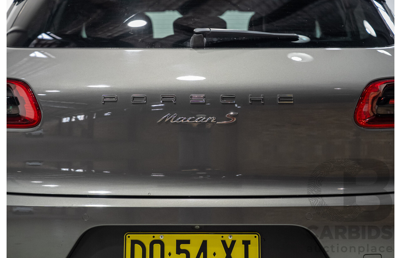 07/2017 Porsche Macan S (AWD) MY18 4d Wagon Agate Grey Metallic Turbo Diesel V6 3.0L