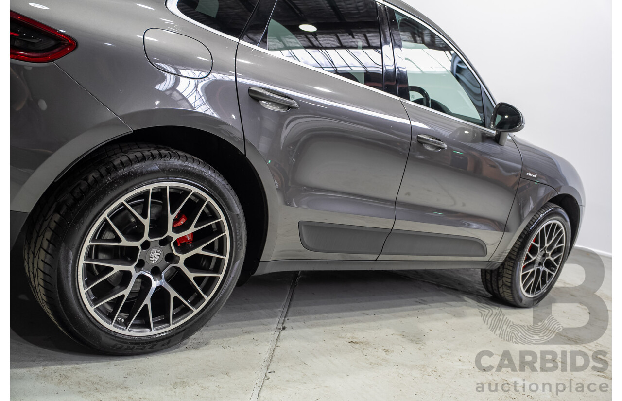 07/2017 Porsche Macan S (AWD) MY18 4d Wagon Agate Grey Metallic Turbo Diesel V6 3.0L