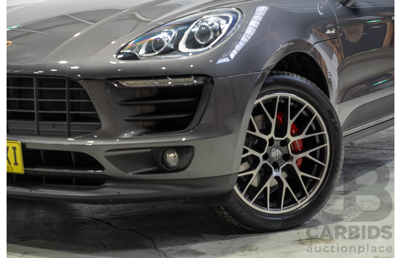 07/2017 Porsche Macan S (AWD) MY18 4d Wagon Agate Grey Metallic Turbo Diesel V6 3.0L