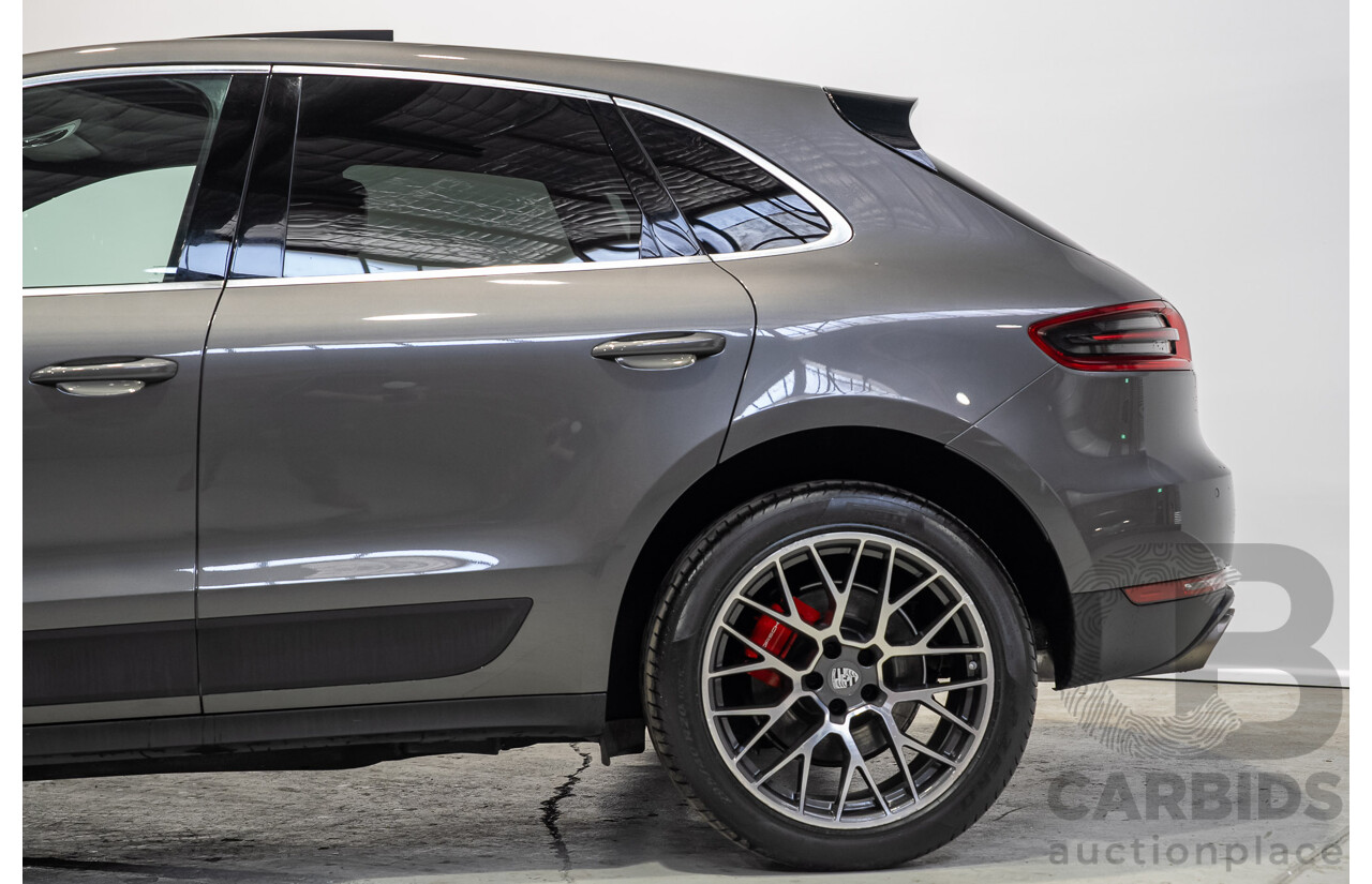 07/2017 Porsche Macan S (AWD) MY18 4d Wagon Agate Grey Metallic Turbo Diesel V6 3.0L