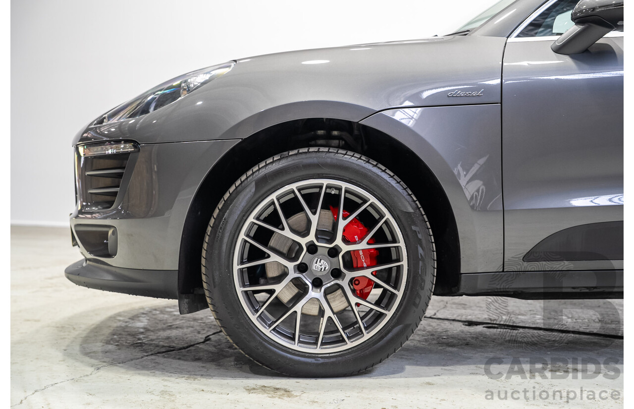 07/2017 Porsche Macan S (AWD) MY18 4d Wagon Agate Grey Metallic Turbo Diesel V6 3.0L
