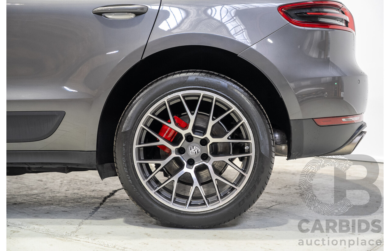 07/2017 Porsche Macan S (AWD) MY18 4d Wagon Agate Grey Metallic Turbo Diesel V6 3.0L
