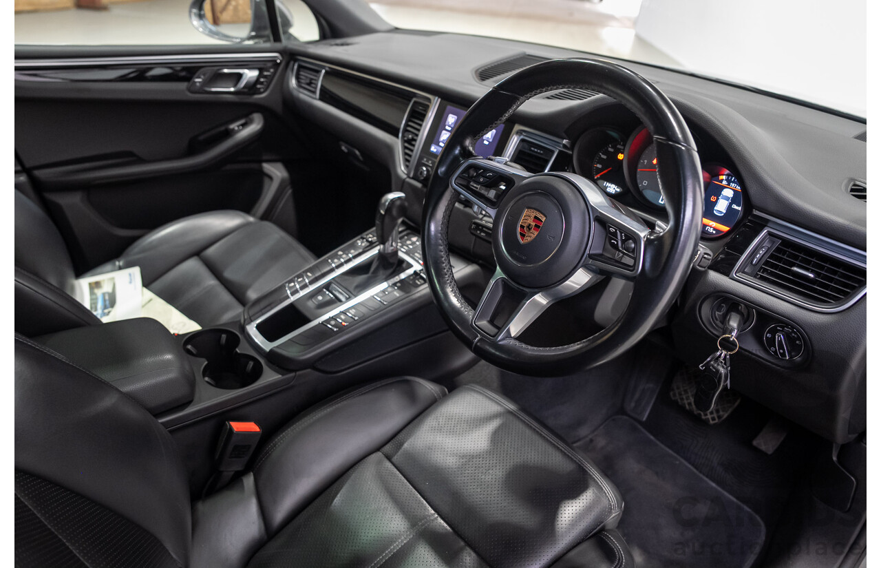 07/2017 Porsche Macan S (AWD) MY18 4d Wagon Agate Grey Metallic Turbo Diesel V6 3.0L