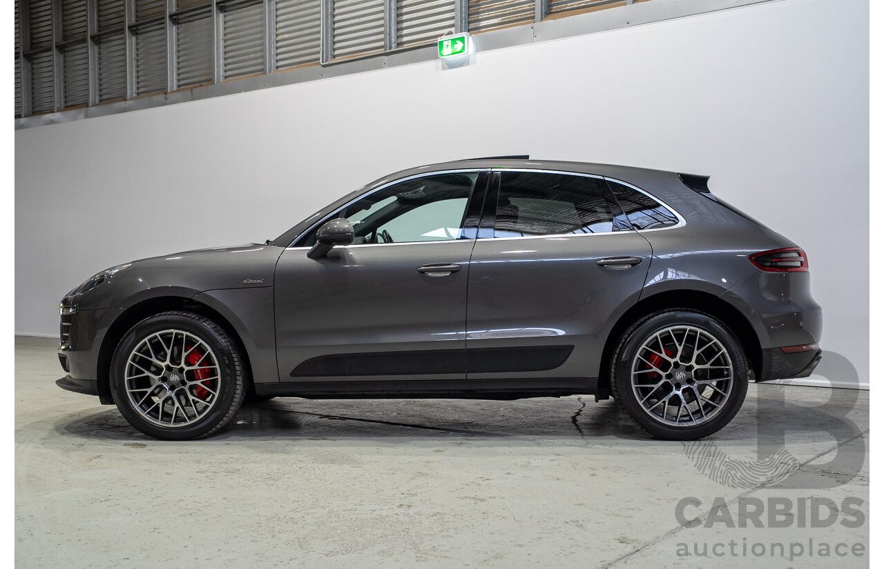 07/2017 Porsche Macan S (AWD) MY18 4d Wagon Agate Grey Metallic Turbo Diesel V6 3.0L